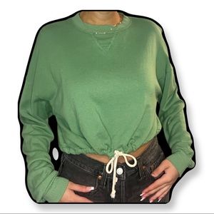 Pacsun green long sleeve top